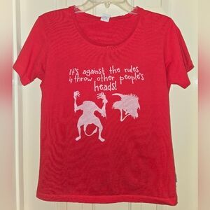 Labyrinth Graphic Red Tee